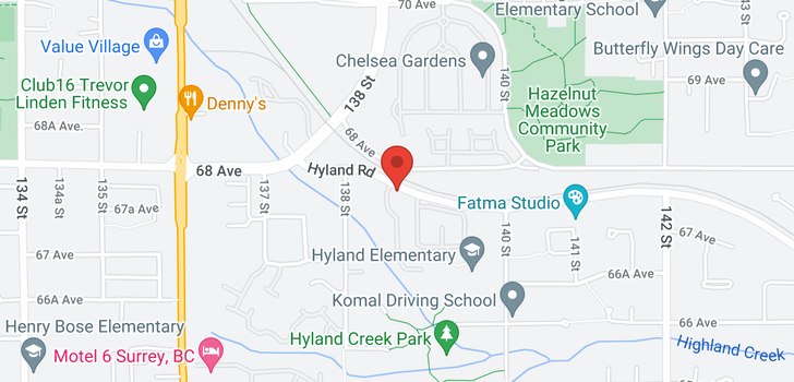map of 27 13864 HYLAND ROAD